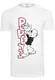 Mister Tee T-Shirt rot / schwarz / weiß