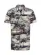 JACK & JONES Hemd ''''VACAY'''' beige / schwarz