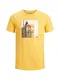 JACK & JONES T-Shirt gelb / mischfarben