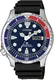 CITIZEN Uhr ''''Promaster Marine Automatic Diver, Ny0086-16le'''' dunkelblau / rot / schwarz / silber / weiß