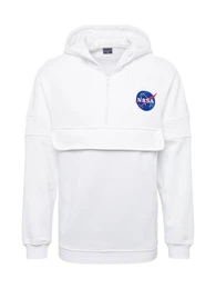 Sweatshirt ''''NASA'''' weiß / royalblau / feuerrot