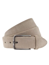Gürtel ''''3.5cm '''' beige / silber