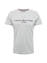 T-Shirt dunkelblau / hellgrau / rot / weiß