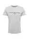 TOMMY HILFIGER Majica  temno modra / svetlo siva / rdea / bela