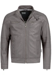 Lederjacke ''''Germo'''' basaltgrau