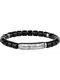 POLICE Armband ''''Denali Pj26352bssb.01'''' schwarz / silber