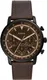 FOSSIL Uhr ''''Goodwin Chrono FS5529'''' schoko / gold