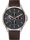 TOMMY HILFIGER Uhr ''''Casual 1791615'''' braun / rosegold / schwarz / silber