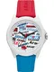 Emporio Armani Herrenuhr blau / rot / weiß