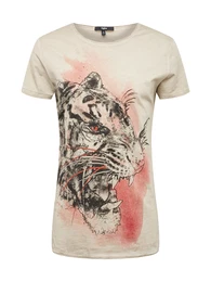 Shirt ''''Wild Tiger MSN'''' sand / hellrot / schwarz