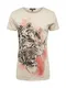 Tigha Shirt ''''Wild Tiger MSN'''' sand / hellrot / schwarz