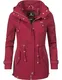 MARIKOO Lagana parka 'Nyokoo'  krvavo crvena / crna