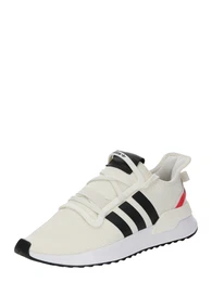 Sneaker weiß / schwarz / grenadine