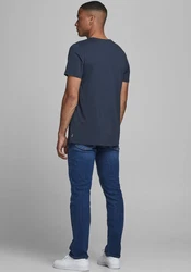 Jack & Jones T-Shirt JJEORGANIC BASIC TEE SS O-NECK NOOS marine