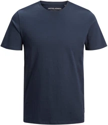 Jack & Jones T-Shirt JJEORGANIC BASIC TEE SS O-NECK NOOS marine