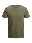 Jack & Jones T-Shirt JJEORGANIC BASIC TEE SS O-NECK NOOS oliv