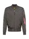 ALPHA INDUSTRIES Prehodna jakna ''''MA-1 TT''''  siva / rdea / bela