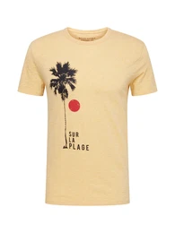 Shirt gelb / dunkelgrün / rot