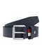 TOMMY HILFIGER Gürtel ''''Downtown Roller Buckle'''' dunkelblau