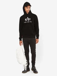 ALPHA INDUSTRIES Sweatshirt rot/schwarz/weiß