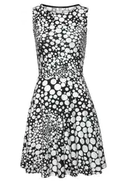 Šaty černá / bílá