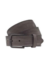 Ledergürtel ''''3.5cm'''' grau