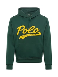 Sweatshirt ''''DOUBLE KNIT TECH-LS PO M17'''' gelb / dunkelgrün
