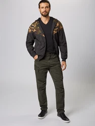 LEVI'S T-Shirt 'Housemark V Neck Tee' 'Original HM' 'Original' schwarz