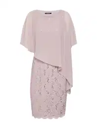 Haljina taupe siva / prljavo roza