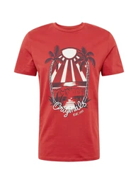 T-Shirt ''''JORDONUT'''' rot / schwarz