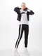Nike Sportswear Sportska sweater majica  crna / bijela