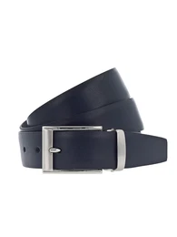 Ledergürtel marine
