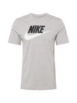 Nike Sportswear T-Shirt 'Icon Futura' graumeliert/schwarz/weiß