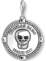 Charm ''''Coin Totenkopf, 1698-637-21'''' silber
