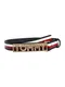 TOMMY HILFIGER Opasek ''''Tommy Plaque Belt 2.0''''  tmavě modrá / bílá