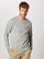 Nike Sportswear Sweatshirt 'Club Fleece' hellgrau/weiß