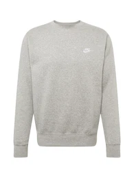 Sweatshirt 'Club Fleece' hellgrau / wei