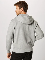 Nike Sportswear Sweatjacke 'Club Fleece' graumeliert/weiß