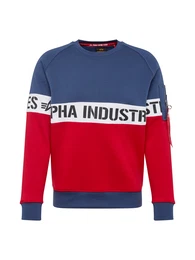Sweatshirts navy / rot