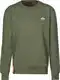 ALPHA INDUSTRIES Sweatshirt oliv / wei