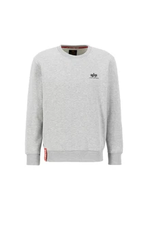 ALPHA INDUSTRIES Sweatshirt graumeliert/schwarz