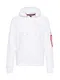 ALPHA INDUSTRIES Sweatshirt rot / schwarz / wei