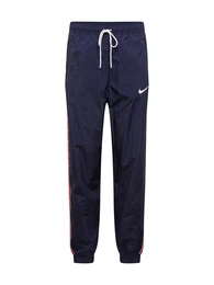 Sportswear Jogginghose dunkelblau / rot / weiß