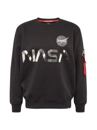 Sweatshirt ''''NASA'''' schwarz / silber