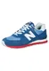 new balance Sneaker ''''ML 574'''' weiß / rot / himmelblau / hellblau