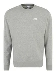 Nike Sportswear Sweatshirt Club graumeliert/weiß