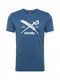 Iriedaily T-Shirt ''''Daily Flag'''' blau / weiß