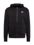 Nike Sportswear Sweatjacke 'Club Fleece' schwarz