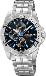 Uhr ''''F20445/6'''' silber / schwarz