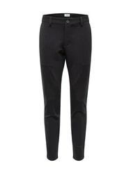ONLY & SONS Herren Hose ONSMARK schwarz/offwhite